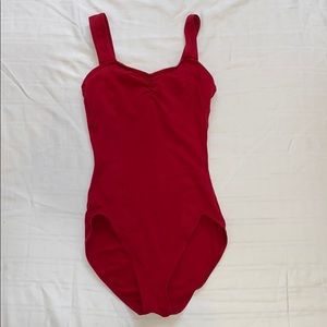 Capezio Red tank leotard